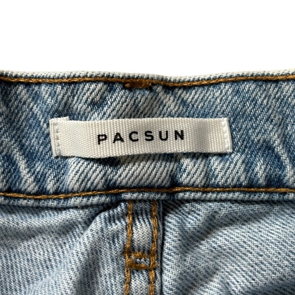 Pacsun Button Fly Jeans Size 26 High Rise Straight Denim Stretch - Picture 4 of 8